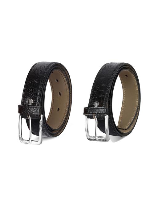 combo pack of black leatherette belts - 19227326 - Very Small Image - 1