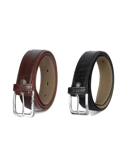 combo pack of multi colored leatherette belts - 19227332 - Very Small Image - 1