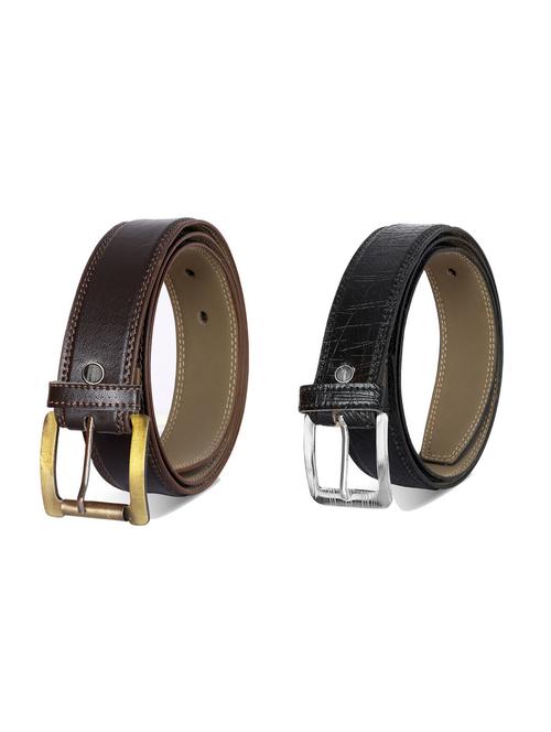 combo pack of multi colored leatherette belts - 19227346 - Very Small Image - 1