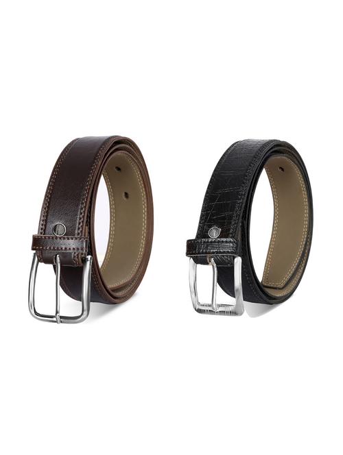 combo pack of multi colored leatherette belts - 19227349 - Very Small Image - 1