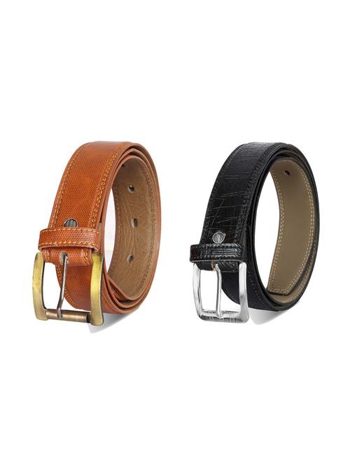 combo pack of multi colored leatherette belts - 19227370 - Very Small Image - 1