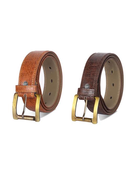 combo pack of multi colored leatherette belts - 19227381 - Very Small Image - 1
