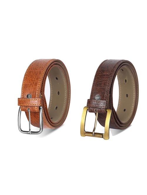 combo pack of multi colored leatherette belts - 19227384 - Very Small Image - 1