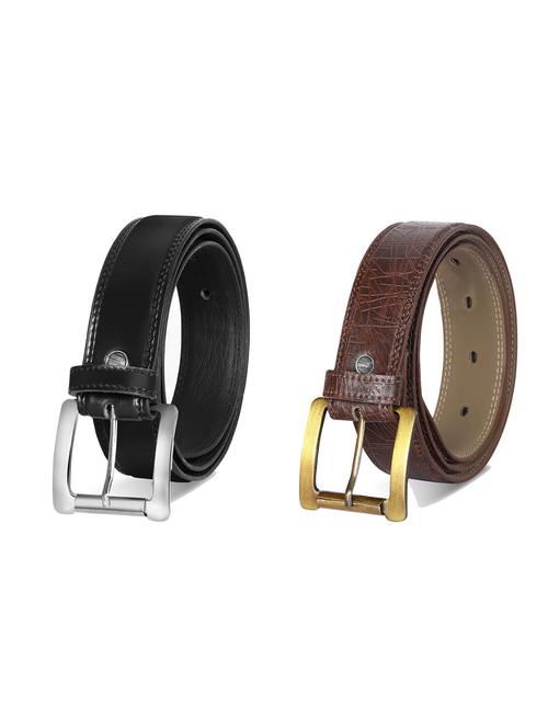 combo pack of multi colored leatherette belts - 19227388 - Very Small Image - 1