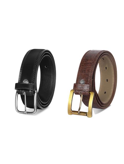 combo pack of multi colored leatherette belts - 19227390 - Very Small Image - 1