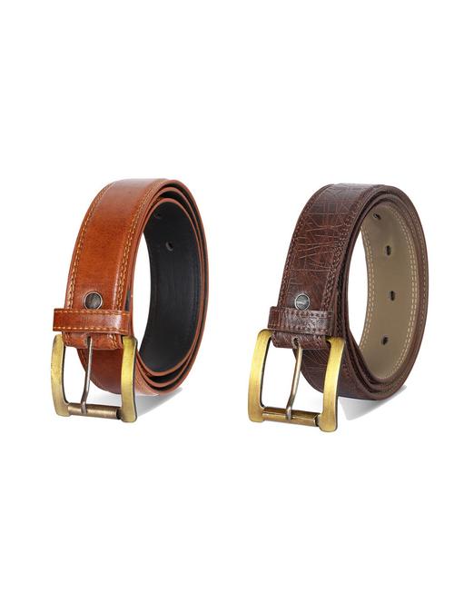 combo pack of multi colored leatherette belts - 19227399 - Very Small Image - 1