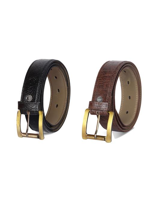 combo pack of multi colored leatherette belts - 19227423 - Very Small Image - 1