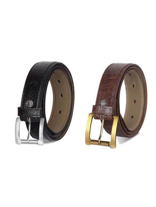 combo pack of multi colored leatherette belts - 19227424 - Very Small Image - 1