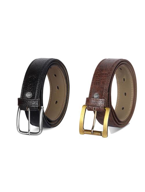 combo pack of multi colored leatherette belts - 19227426 - Very Small Image - 1
