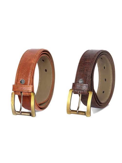 combo pack of multi colored leatherette belts - 19227435 - Very Small Image - 1