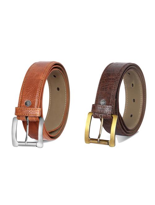 combo pack of multi colored leatherette belts - 19227436 - Very Small Image - 1