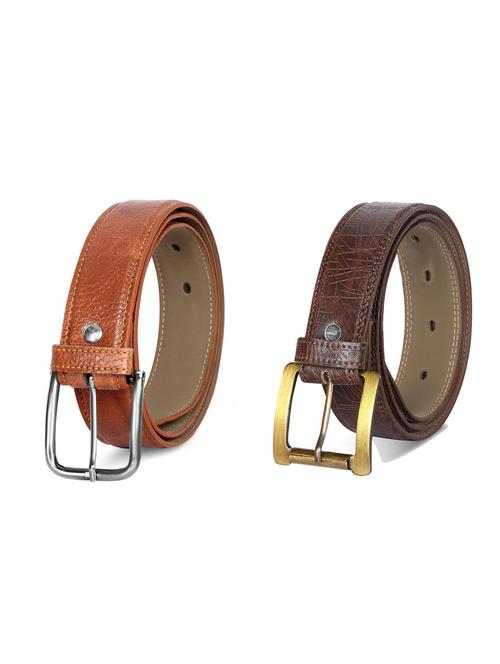 combo pack of multi colored leatherette belts - 19227438 - Very Small Image - 1