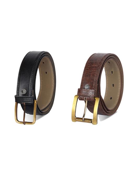 combo pack of multi colored leatherette belts - 19227443 - Very Small Image - 1