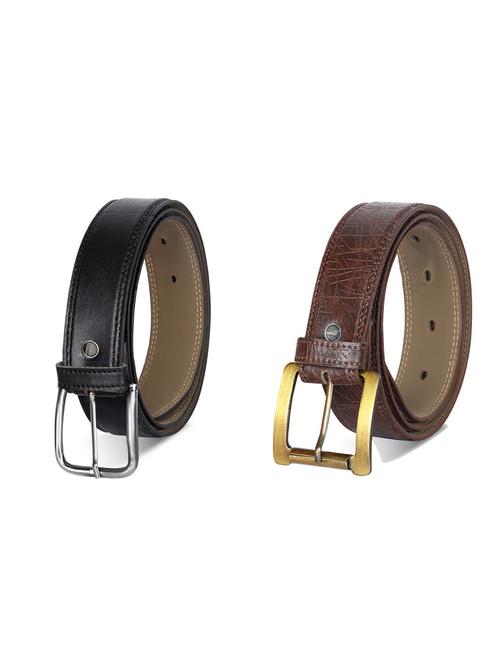 combo pack of multi colored leatherette belts - 19227444 - Very Small Image - 1