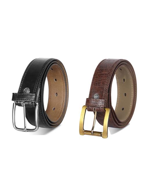 combo pack of multi colored leatherette belts - 19227462 - Very Small Image - 1