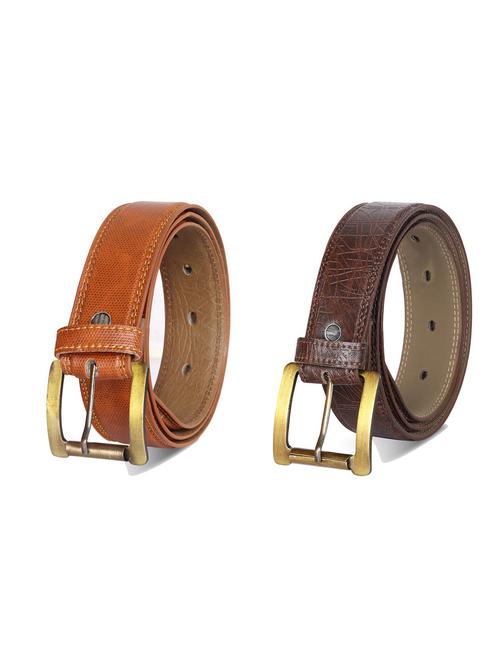combo pack of multi colored leatherette belts - 19227471 - Very Small Image - 1