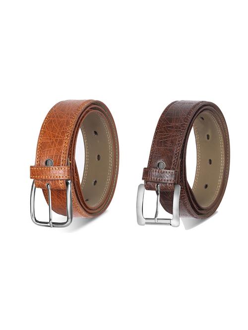 combo pack of multi colored leatherette belts - 19227484 - Very Small Image - 1