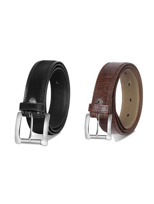 combo pack of multi colored leatherette belts - 19227488 - Very Small Image - 1