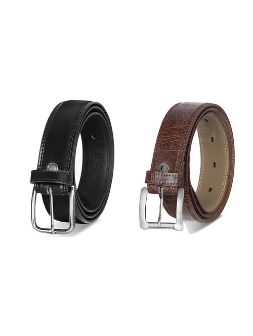 combo pack of multi colored leatherette belts - 19227490 - Very Small Image - 1