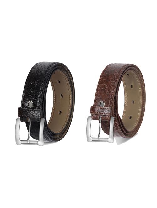combo pack of multi colored leatherette belts - 19227524 - Very Small Image - 1