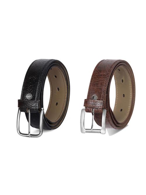 combo pack of multi colored leatherette belts - 19227526 - Very Small Image - 1