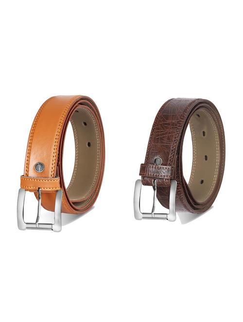 combo pack of multi colored leatherette belts - 19227554 - Very Small Image - 1