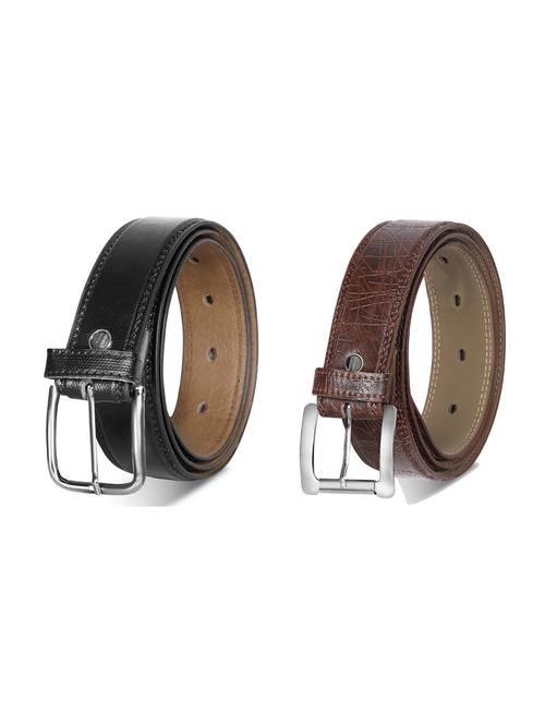 combo pack of multi colored leatherette belts - 19227562 - Very Small Image - 1