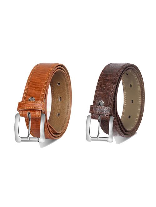 combo pack of multi colored leatherette belts - 19227572 - Very Small Image - 1