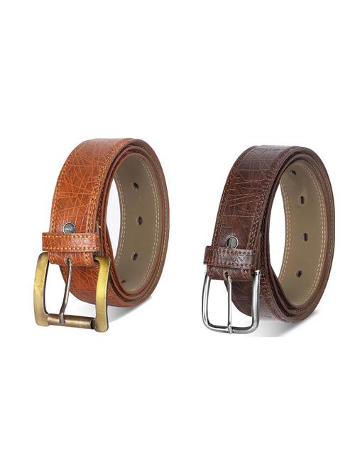 combo pack of multi colored leatherette belts - 19227678 - Very Small Image - 1