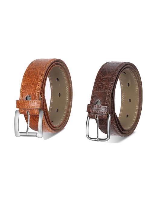 combo pack of multi colored leatherette belts - 19227679 - Very Small Image - 1