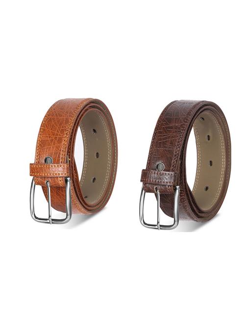 combo pack of multi colored leatherette belts - 19227681 - Very Small Image - 1