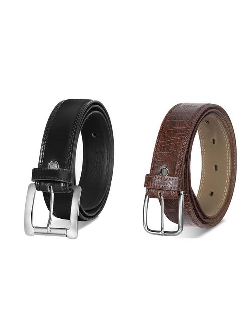 combo pack of multi colored leatherette belts - 19227685 - Very Small Image - 1