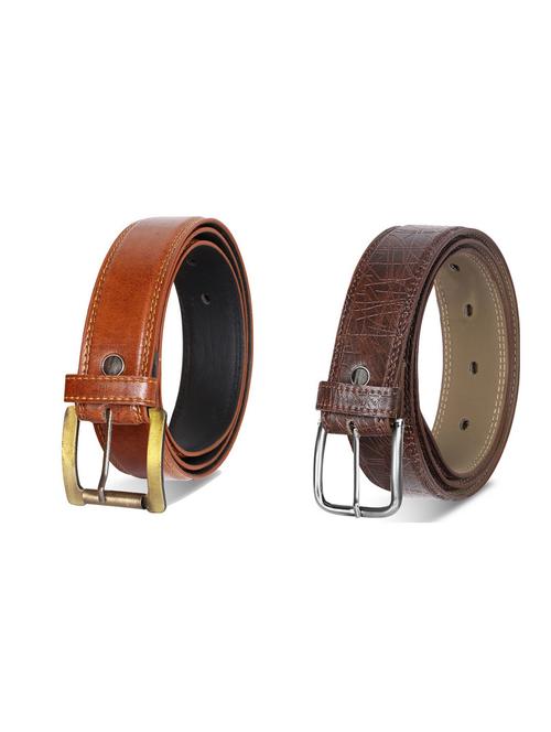 combo pack of multi colored leatherette belts - 19227696 - Very Small Image - 1
