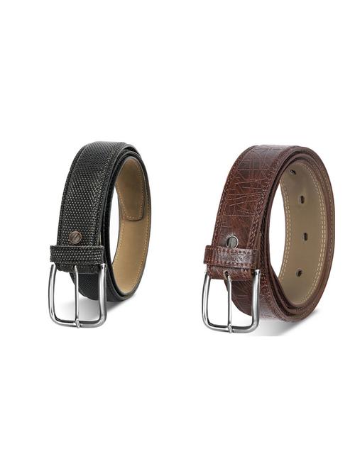 combo pack of multi colored leatherette belts - 19227705 - Very Small Image - 1