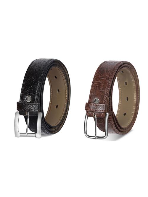 combo pack of multi colored leatherette belts - 19227721 - Very Small Image - 1