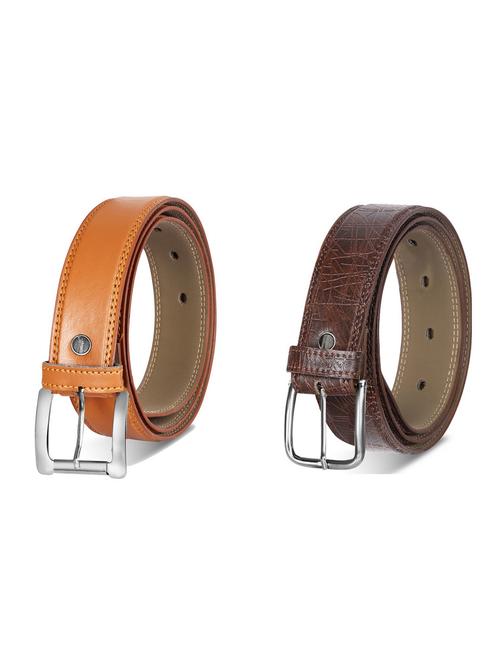 combo pack of multi colored leatherette belts - 19227751 - Very Small Image - 1