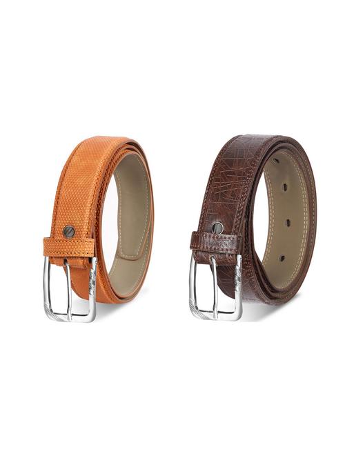 combo pack of multi colored leatherette belts - 19227815 - Very Small Image - 1
