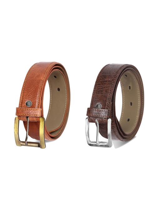 combo pack of multi colored leatherette belts - 19227925 - Very Small Image - 1