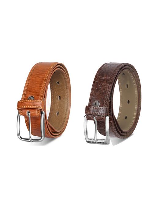 combo pack of multi colored leatherette belts - 19227964 - Very Small Image - 1