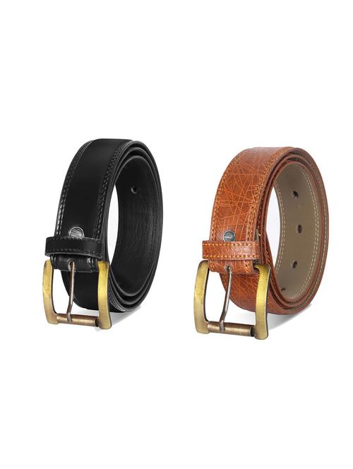 combo pack of multi colored leatherette belts - 19227972 - Very Small Image - 1