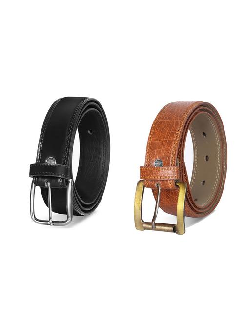 combo pack of multi colored leatherette belts - 19227975 - Very Small Image - 1