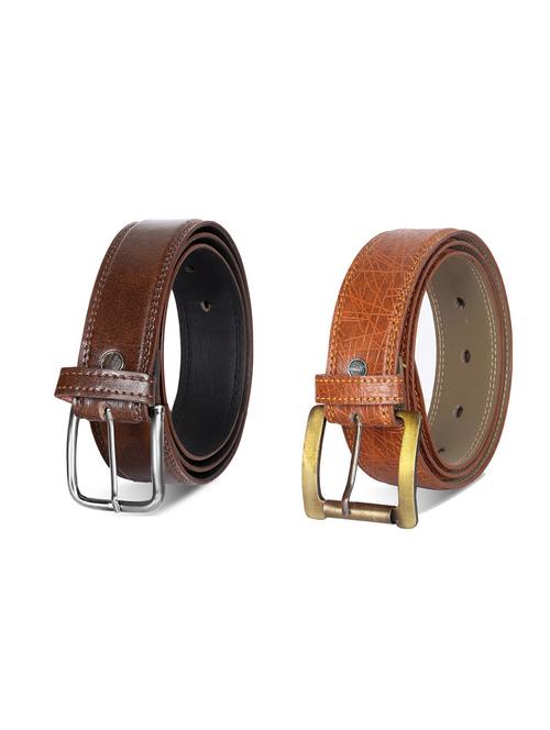 combo pack of multi colored leatherette belts - 19227981 - Very Small Image - 1