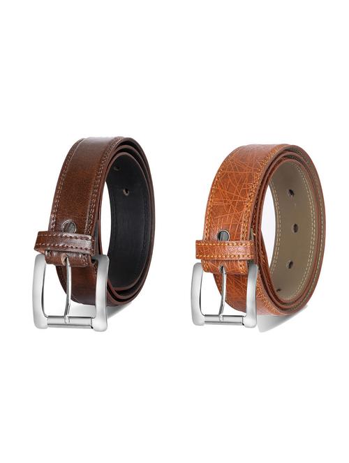 combo pack of multi colored leatherette belts - 19228073 - Very Small Image - 1
