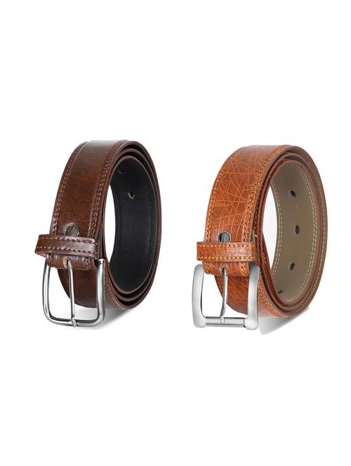 combo pack of multi colored leatherette belts - 19228075 - Very Small Image - 1