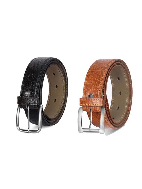 combo pack of multi colored leatherette belts - 19228105 - Very Small Image - 1