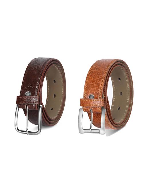 combo pack of multi colored leatherette belts - 19228111 - Very Small Image - 1