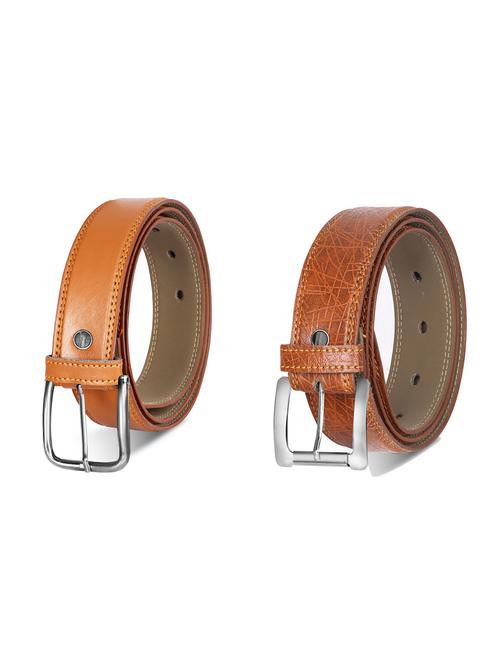 combo pack of multi colored leatherette belts - 19228135 - Very Small Image - 1