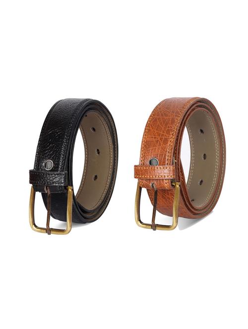 combo pack of multi colored leatherette belts - 19228197 - Very Small Image - 1