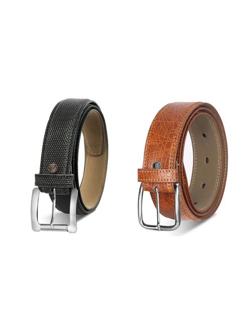 combo pack of multi colored leatherette belts - 19228270 - Very Small Image - 1