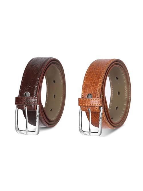 combo pack of multi colored leatherette belts - 19228388 - Very Small Image - 1